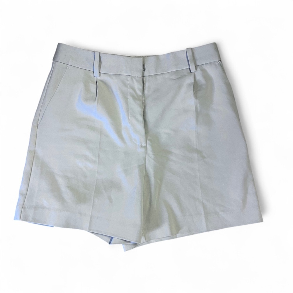 NWT Zara Cream High Waisted Shorts women’s size small
